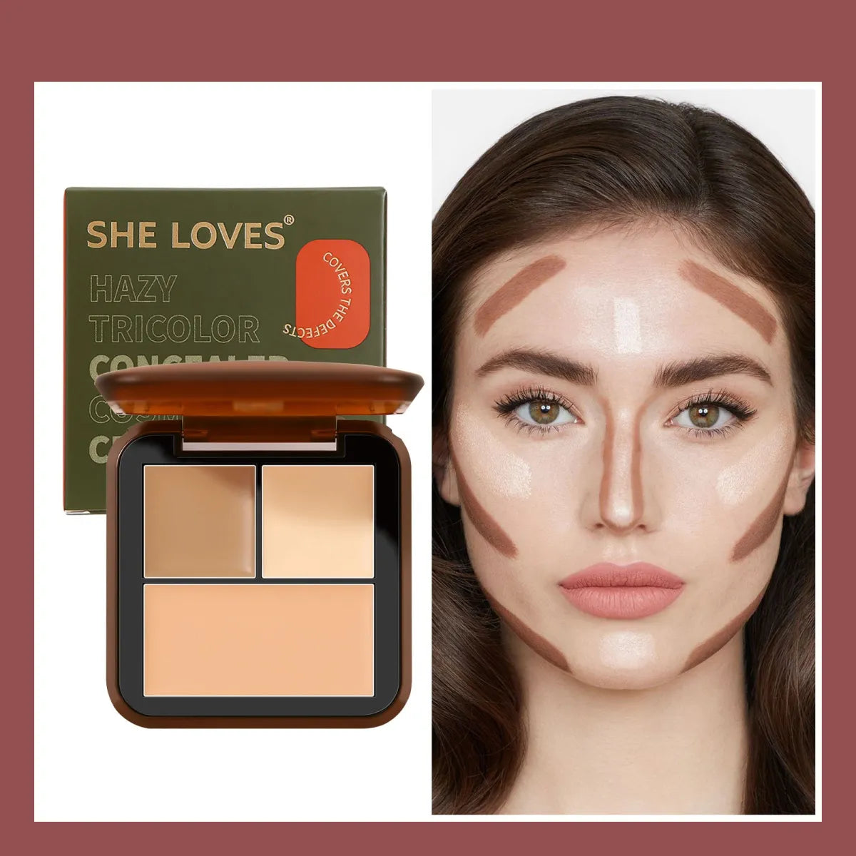 Highlighter Eyeshadow Concealer Palette